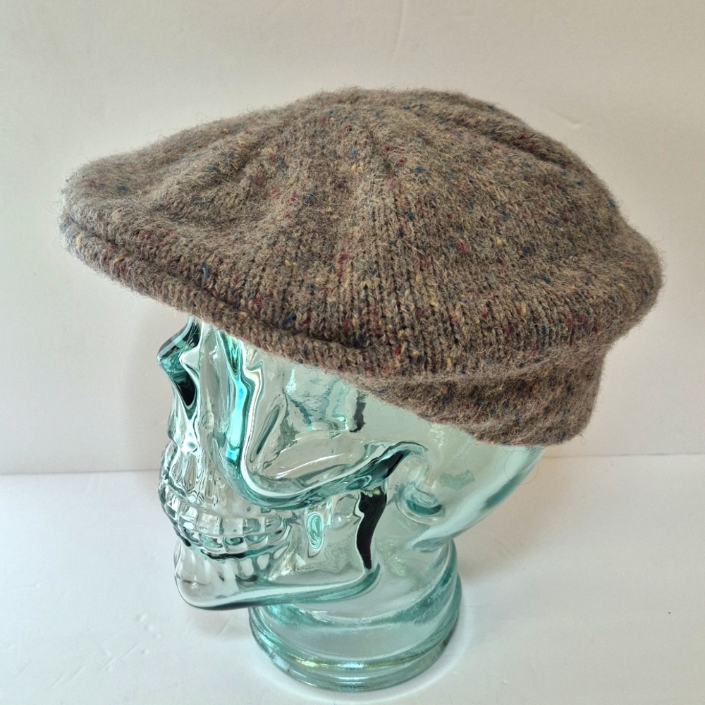 Vintage Britghes Great Outdoor Gray Wool Beret Hat